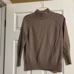 Cozy Brown Turtleneck Sweater